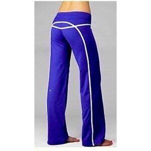 Lululemon Athletica Purple Tracker Wide Leg Pants 4